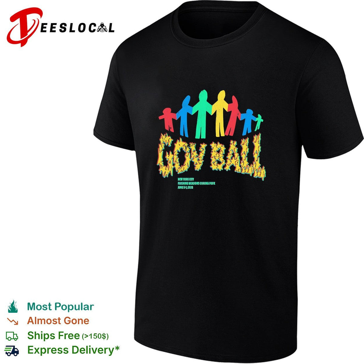 Governors Ball June 5 7 2026 New York shirt Unisex
