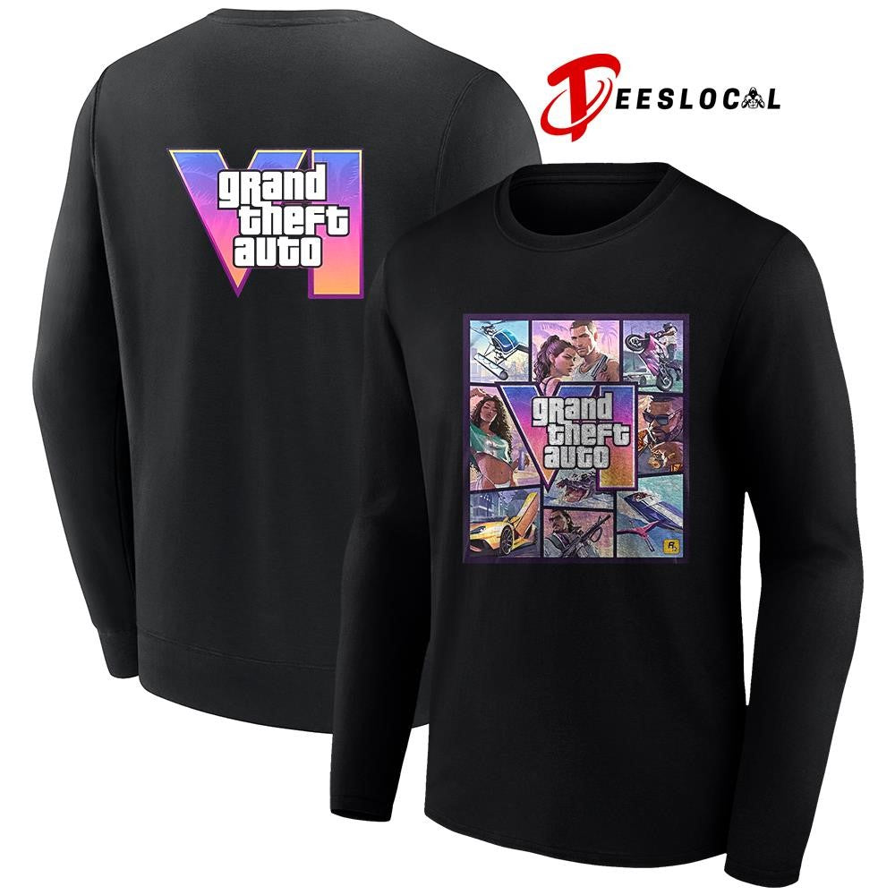 Grand Theft Auto VI GTA graphic shirt Unisex