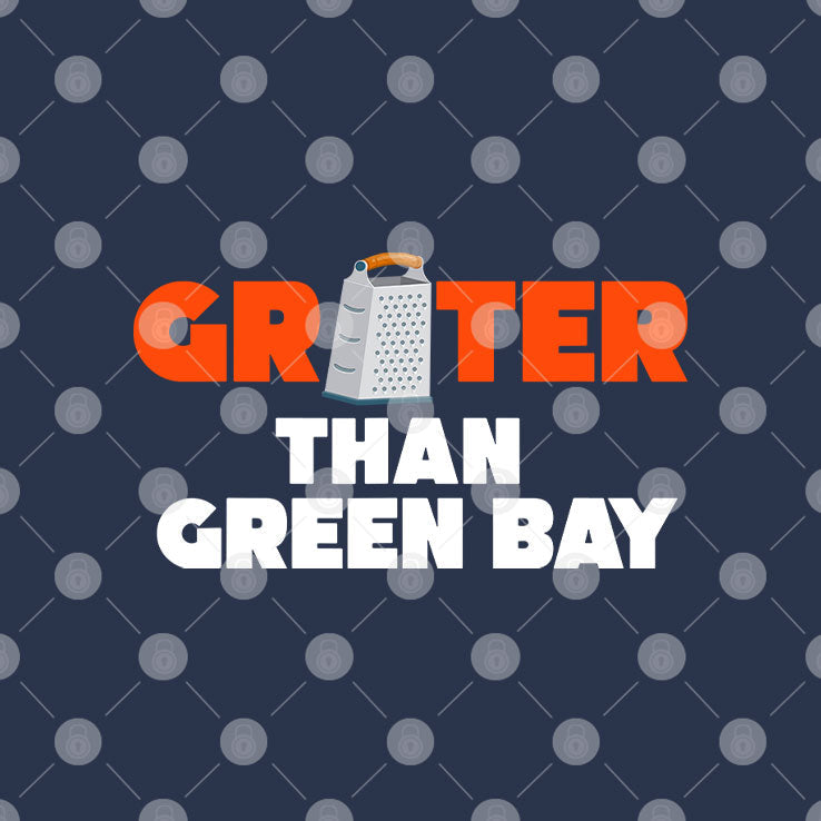 Grater Than Green Bay Greater Cheese Grate T Shirt Unisex