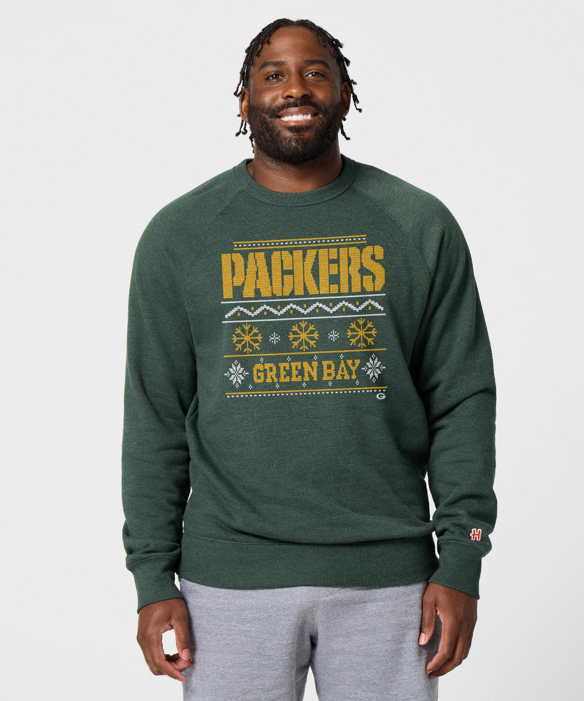 Green Bay Packers Holiday Crewneck Unisex