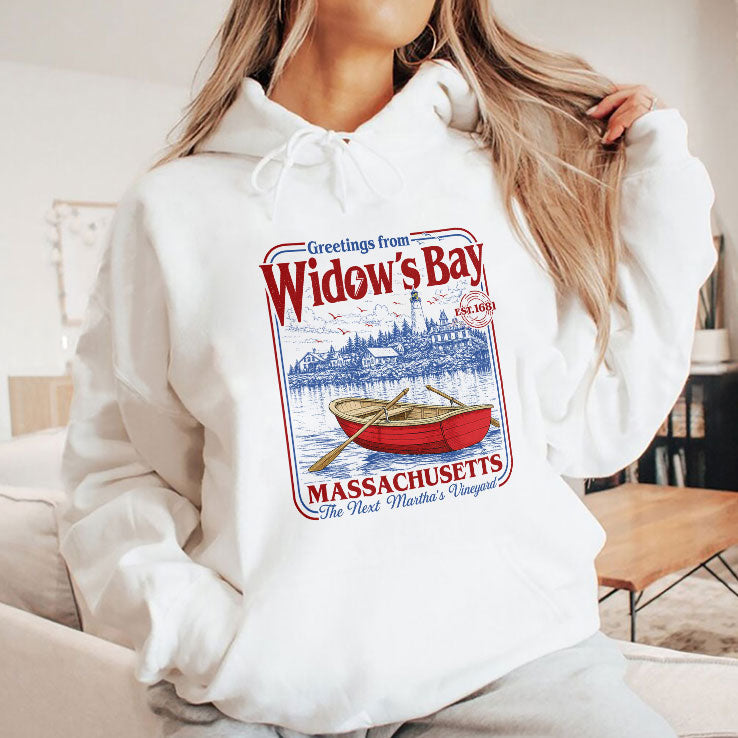 Greetings From Widow’s Bay Massachusetts The Next Martha’s Vineyard Shirt Unisex