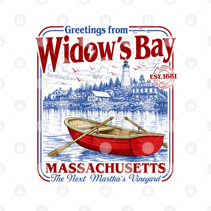 Greetings From Widow’s Bay Massachusetts The Next Martha’s Vineyard Shirt Unisex