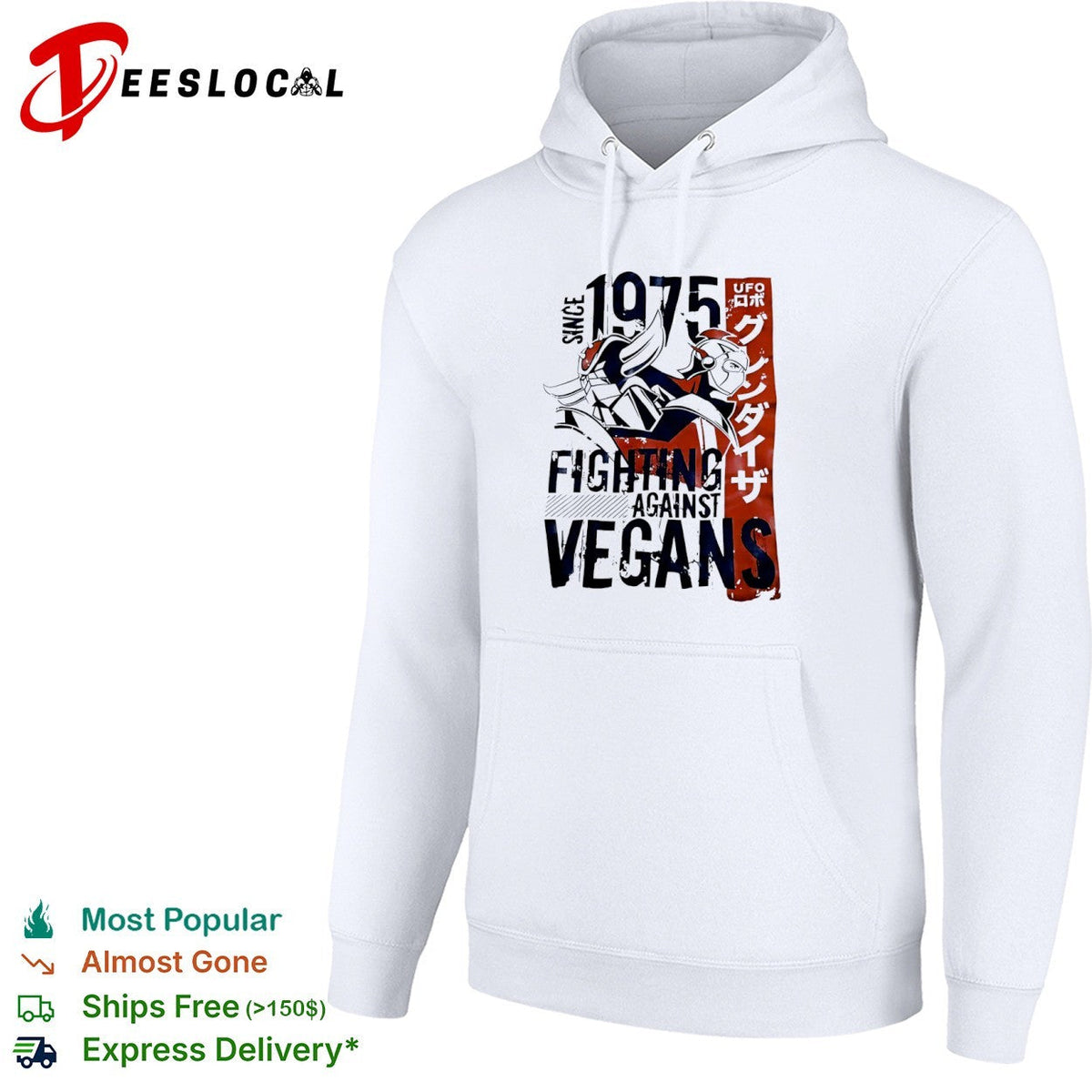Grendizer UFO Robo Since 1975 Fighting Against Vegans Anime Action Sci Fi shirt Unisex