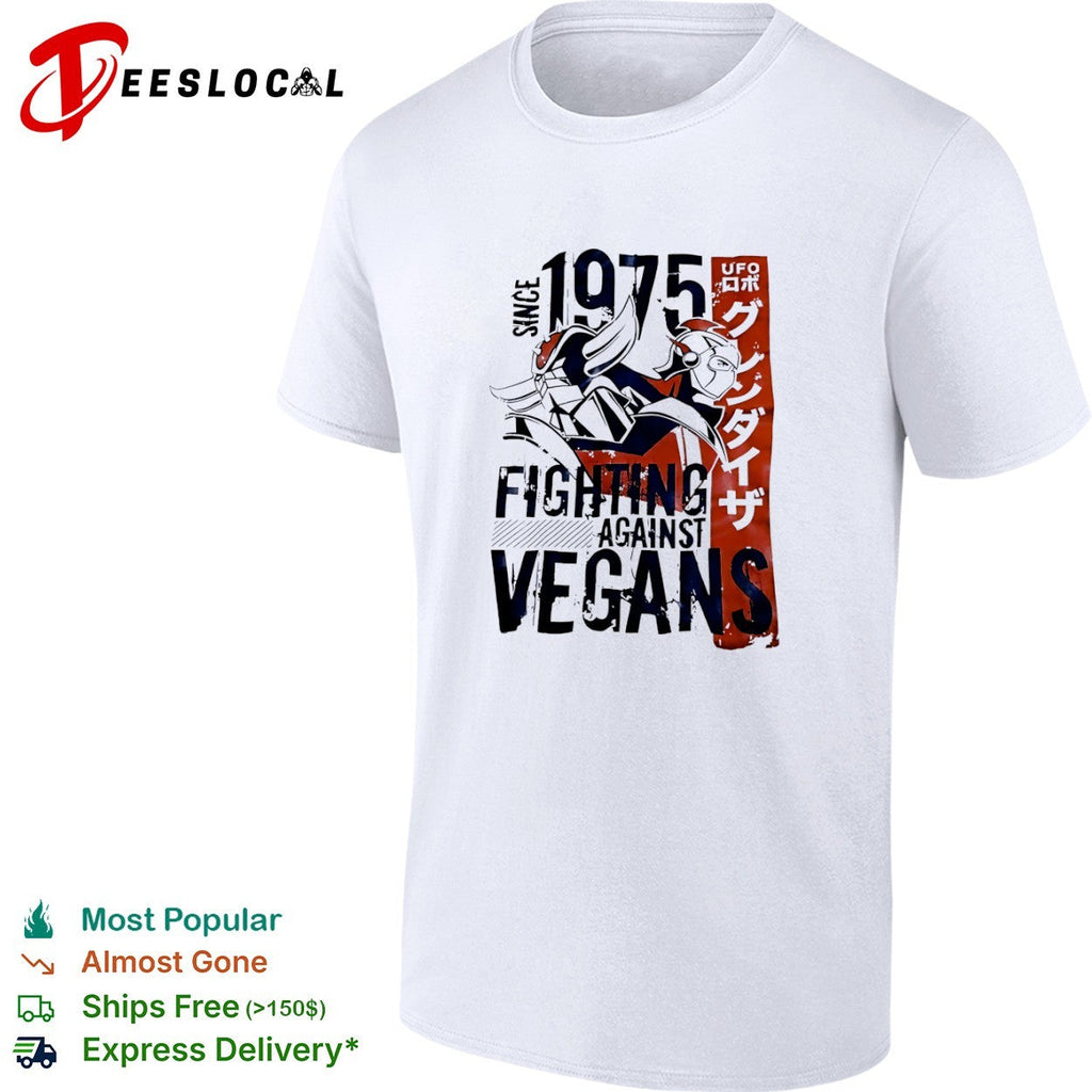 Grendizer UFO Robo Since 1975 Fighting Against Vegans Anime Action Sci Fi shirt Unisex