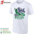 Grillos Pickles Pabst Blue Ribbon Pickle Beer logo shirt Unisex