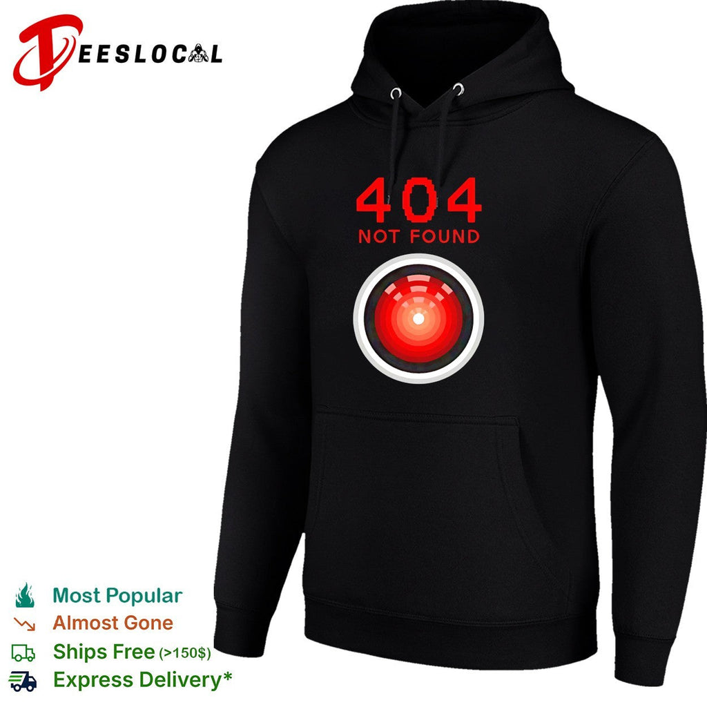 HAL 9000 404 not found computer error sci-fi shirt Unisex