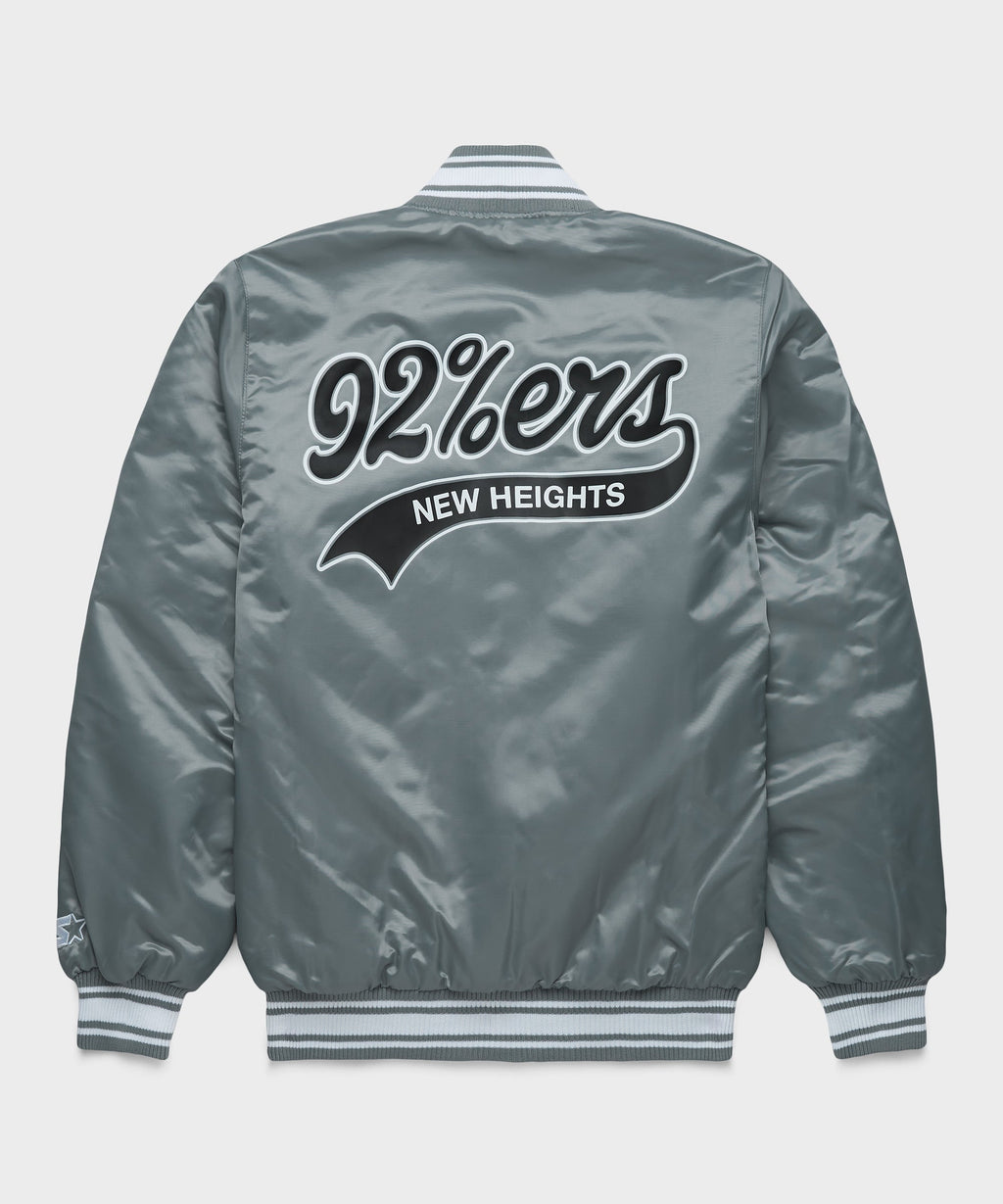 HOMAGE x New Heights x Starter Satin Jacket Unisex