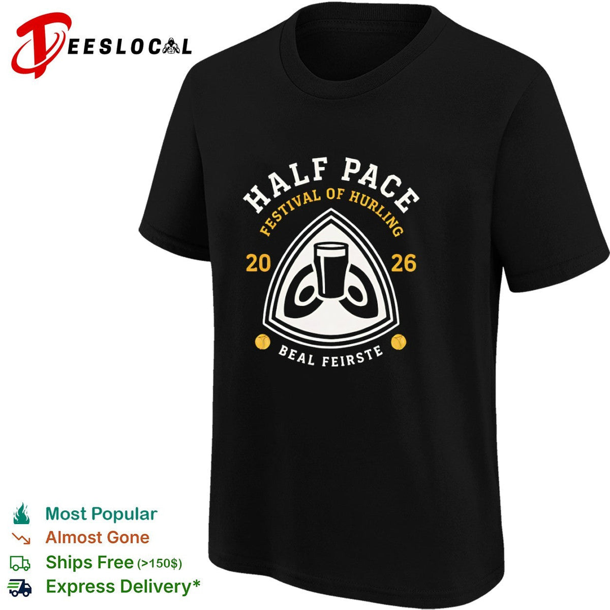 Half Pace Festival of Hurling 2026 Beal Feirste Hurling shirt Unisex