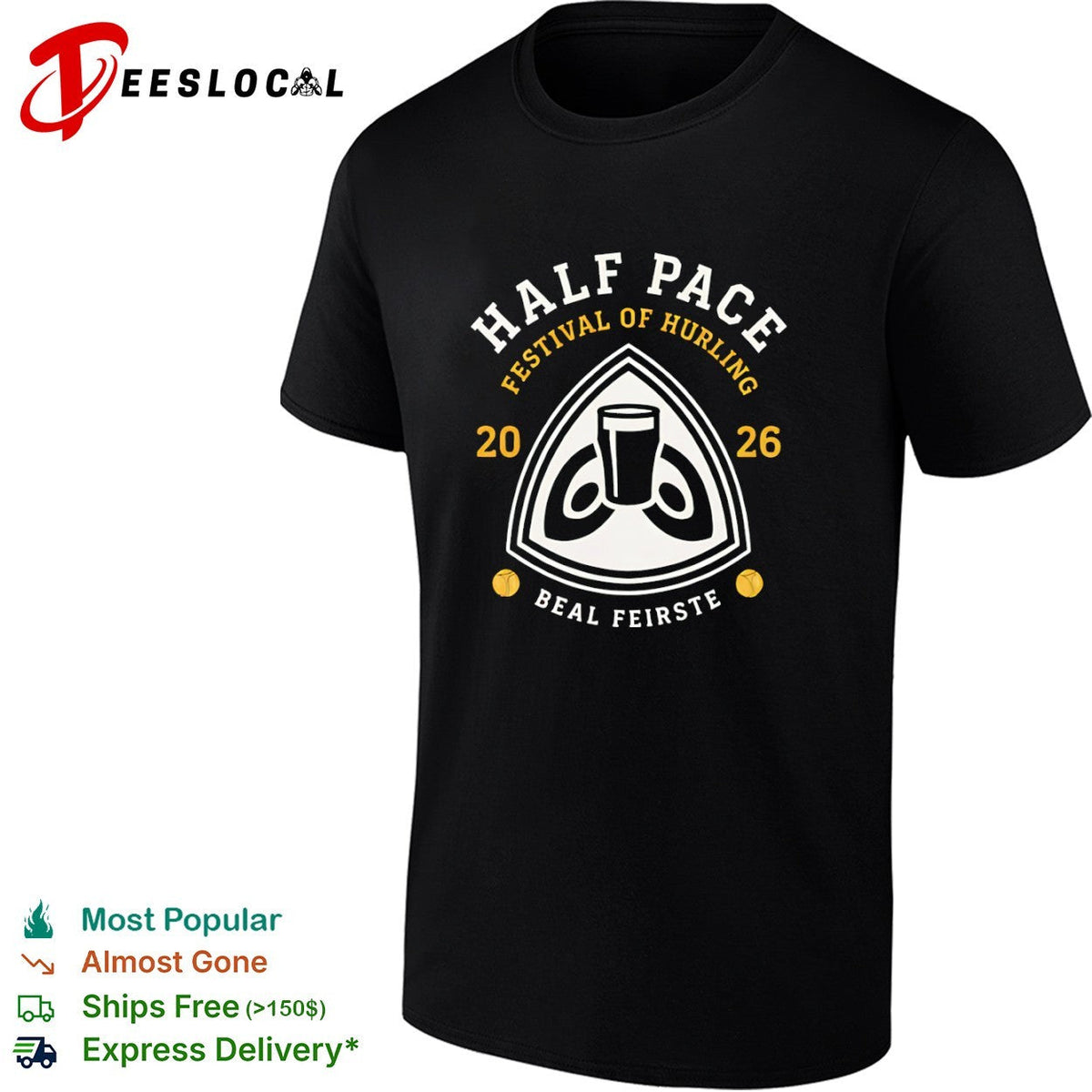 Half Pace Festival of Hurling 2026 Beal Feirste Hurling shirt Unisex