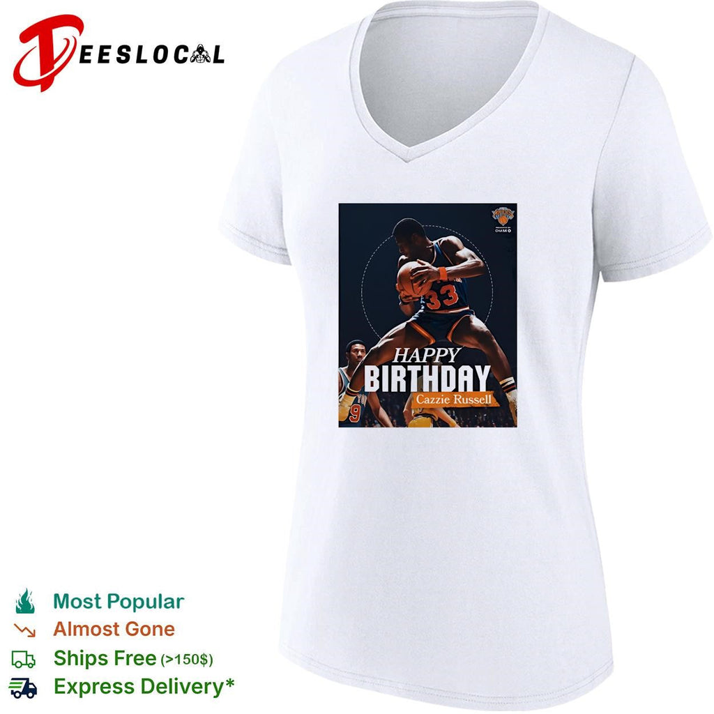 Happy Birthday Cazzie Russell shirt Unisex