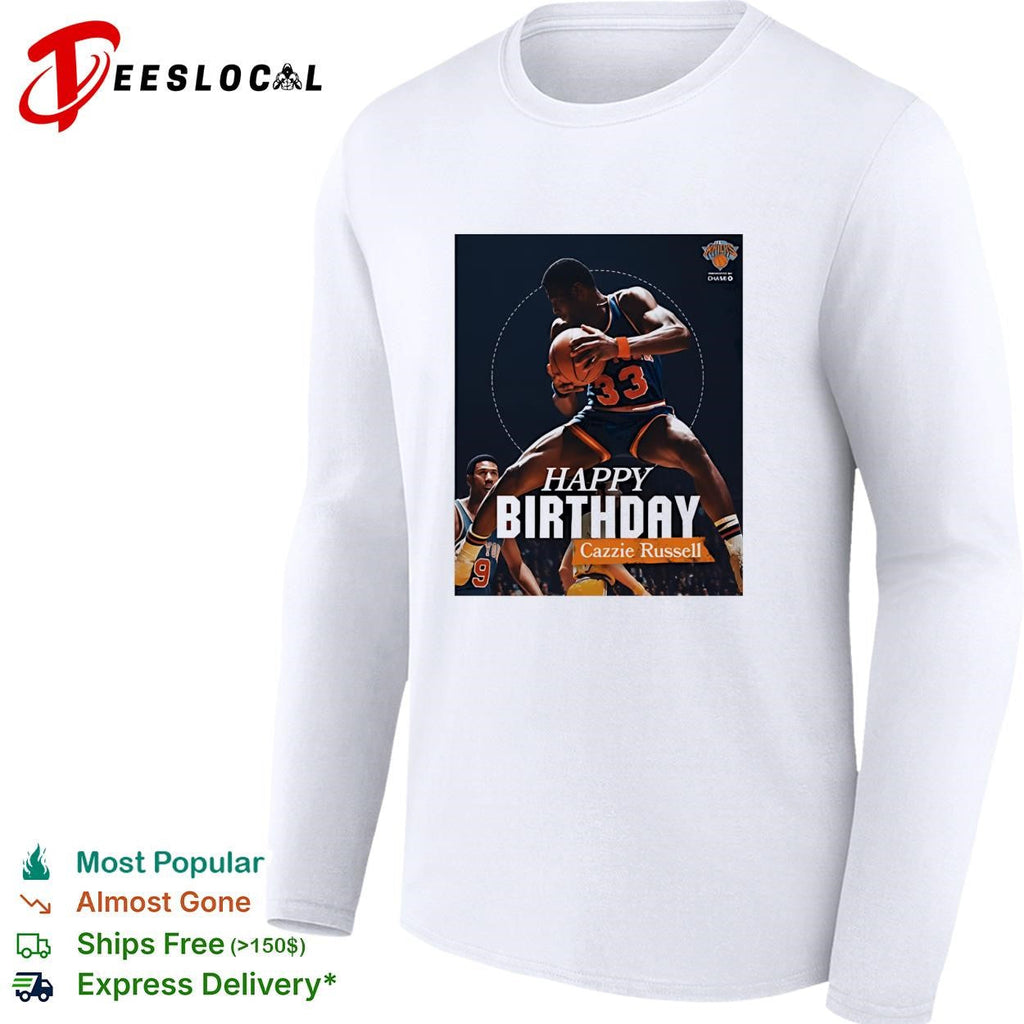 Happy Birthday Cazzie Russell shirt Unisex