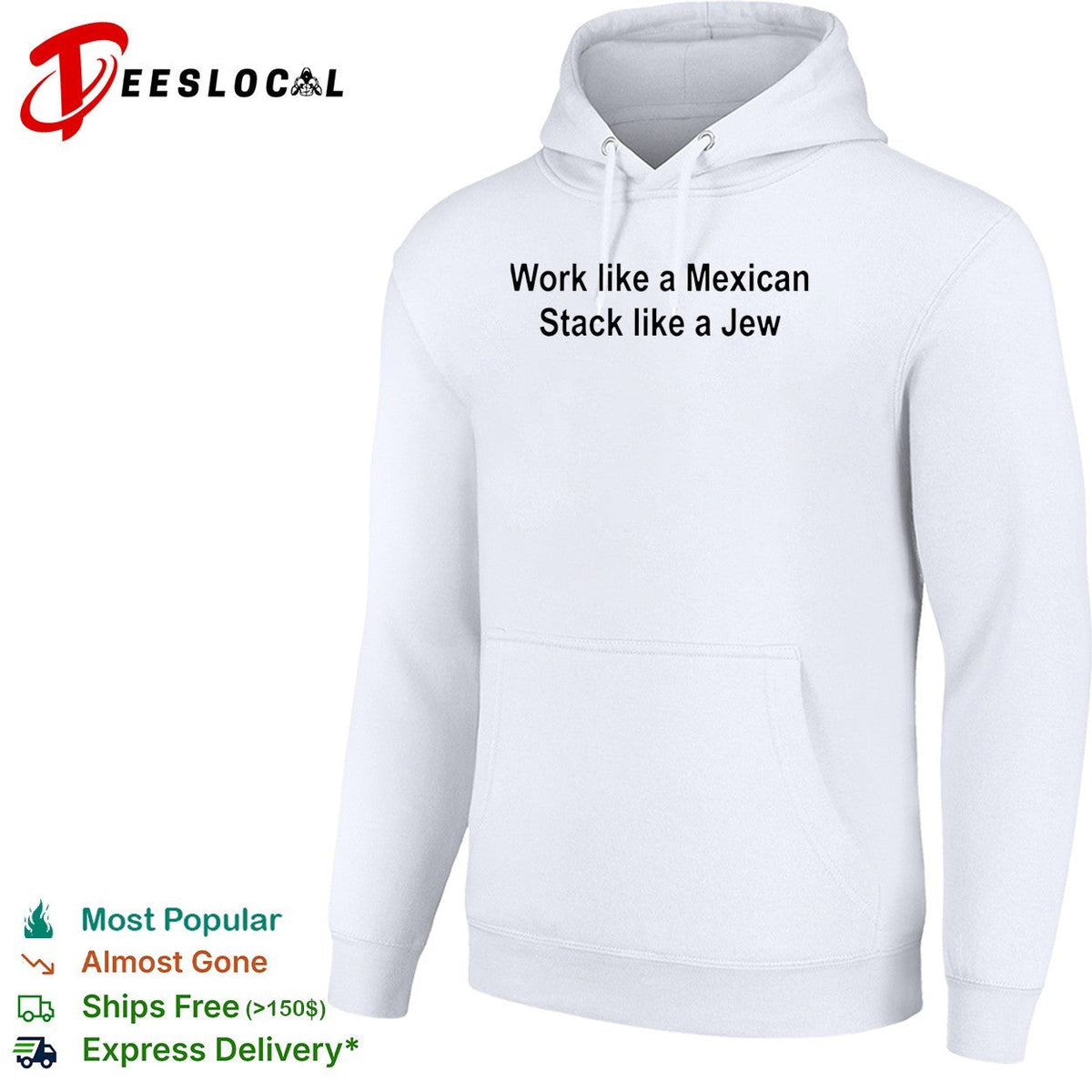 Hard work hustle bold two line humor text shirt Unisex