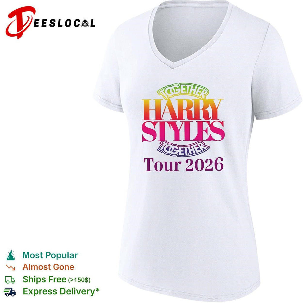 Harry together tour 2026 bold text shirt Unisex