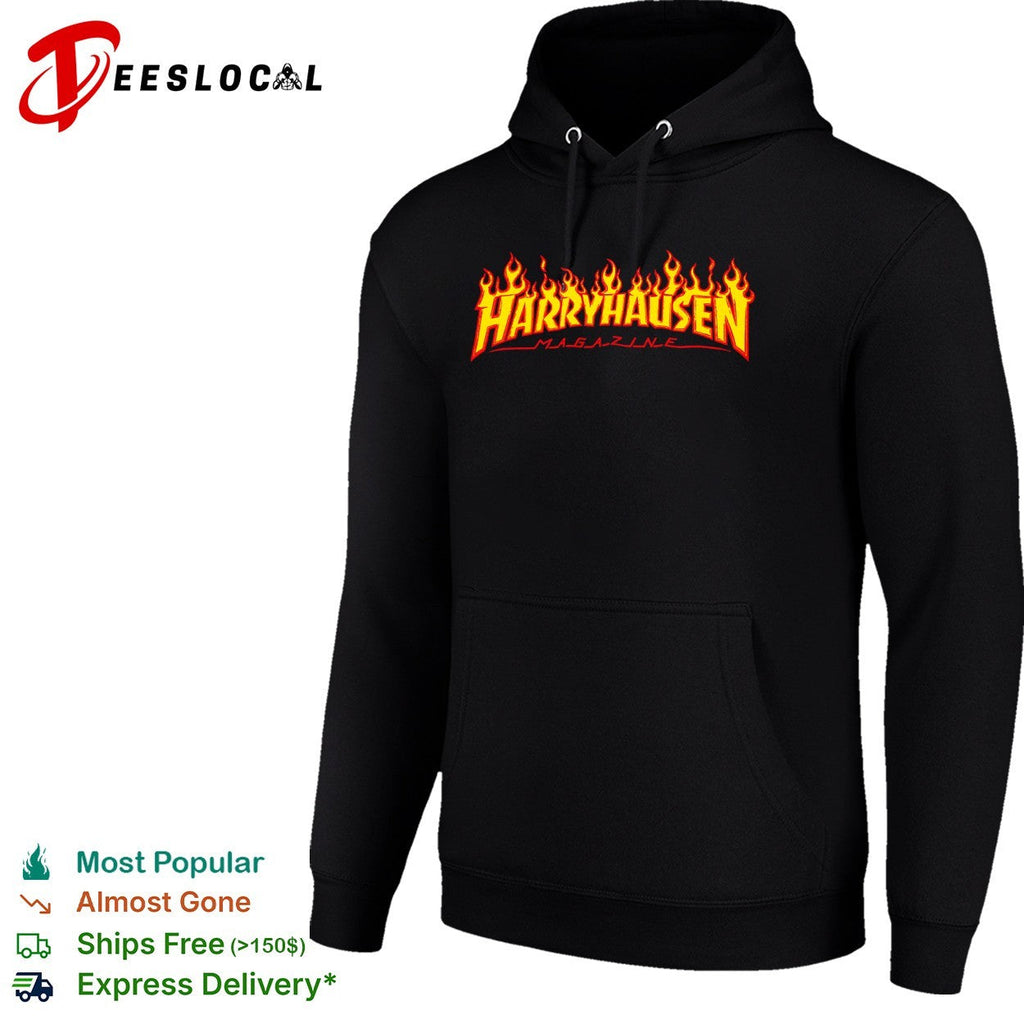 Harryhausen Magazine Fire shirt Unisex