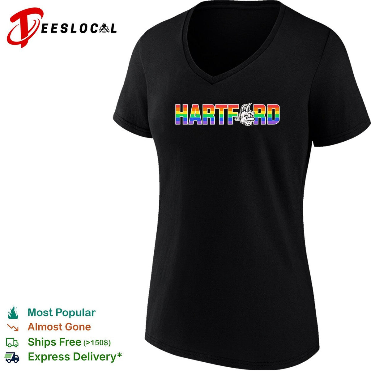 Hartford Yard Goats rainbow shirt Unisex