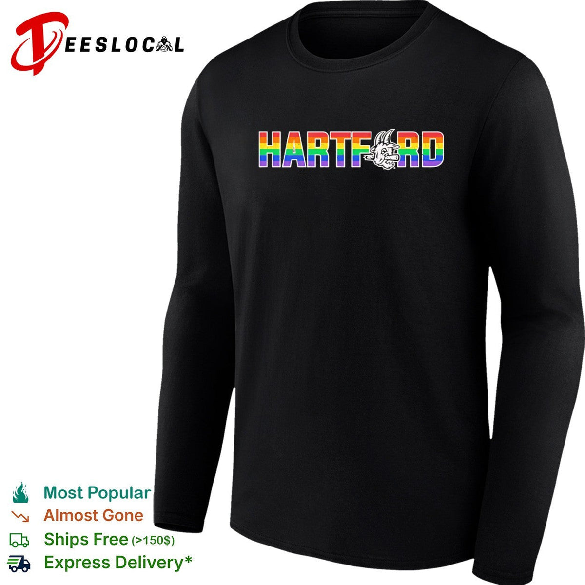 Hartford Yard Goats rainbow shirt Unisex