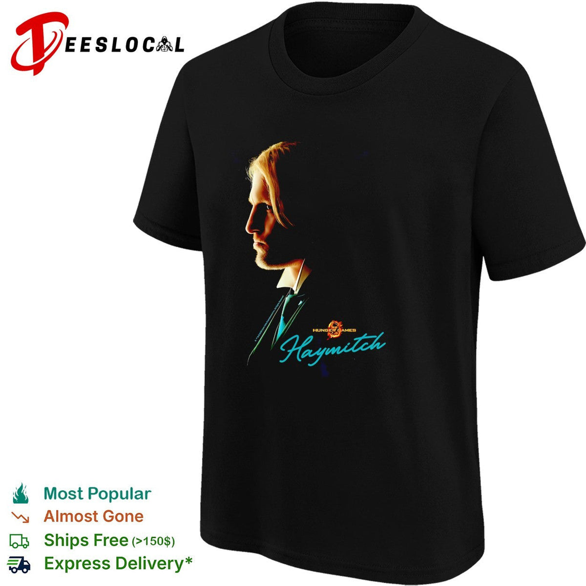 Haymitch portrait vintage poster shirt Unisex