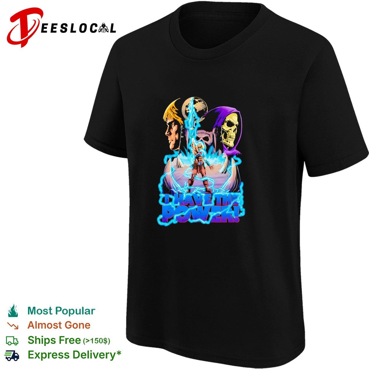 He-Man and Skeeter I Have the Power Masters of the Universe Pop Culture shirt Unisex