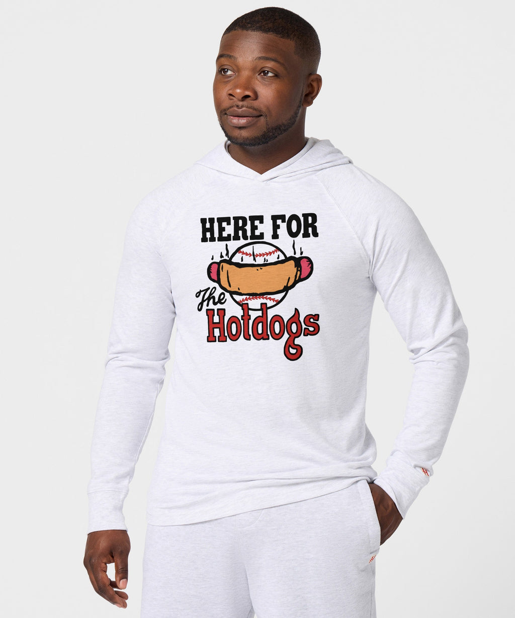 Here For The Hotdogs Lightweight Unisex