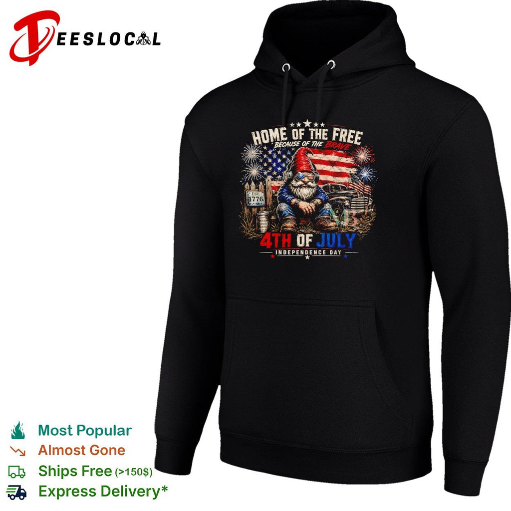 Home of the free because of the brave 1776 4th of july shirt Unisex