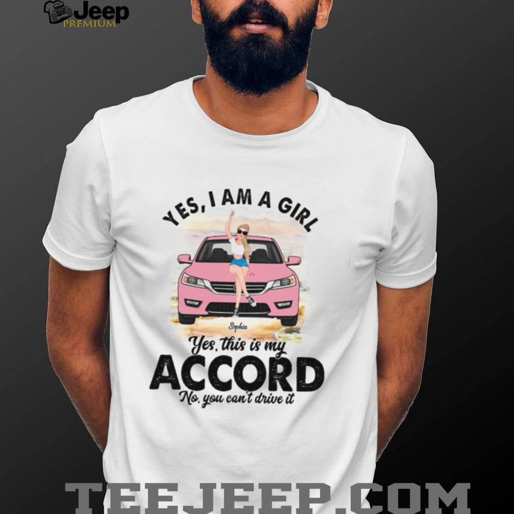 Honda Accord Girl Car Owner Custom Shirt