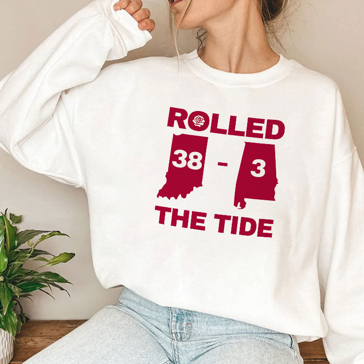 Rolled The Tide 38–3 Alabama Football Victory T Shirt Unisex