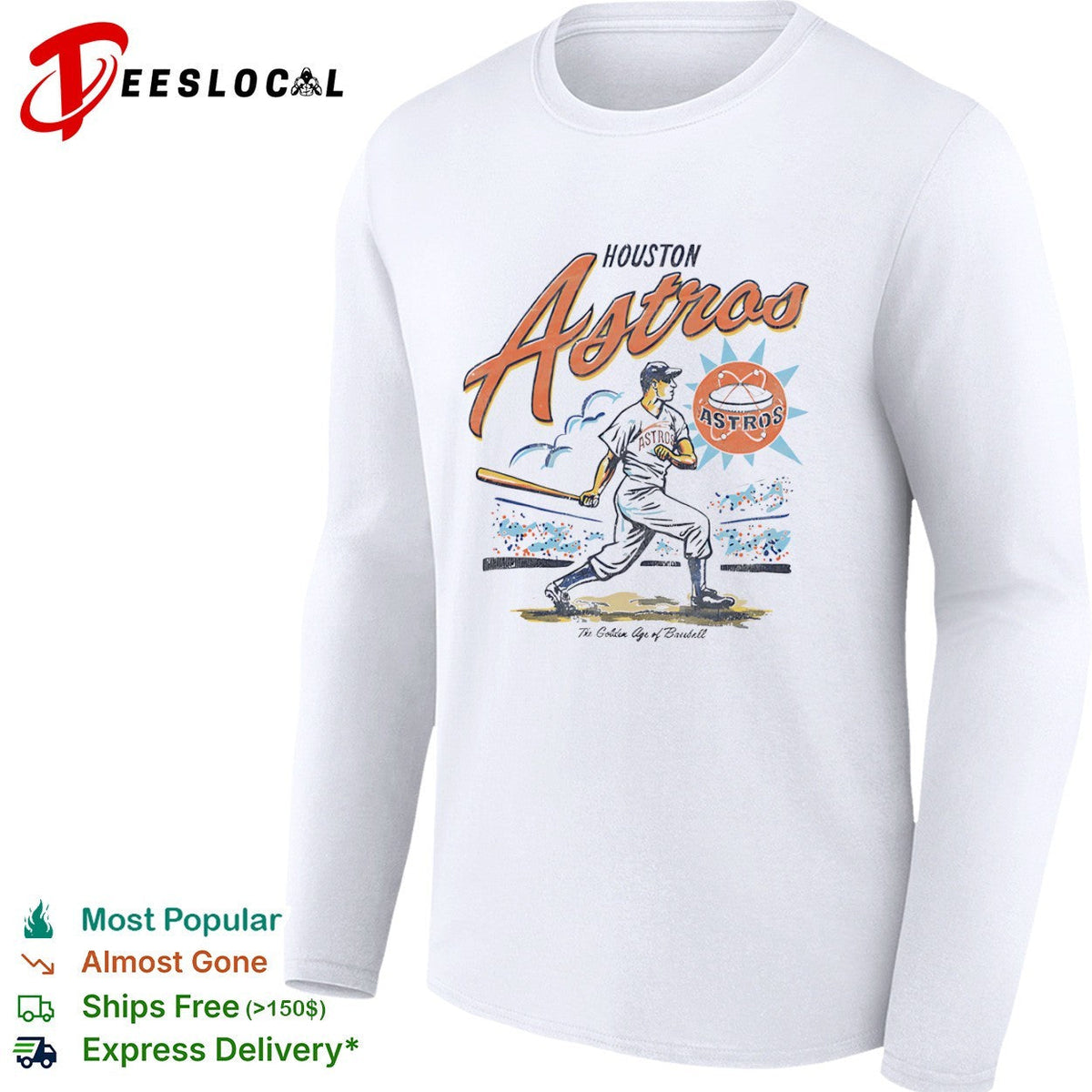 Houston Astros The Golden Age shirt Unisex