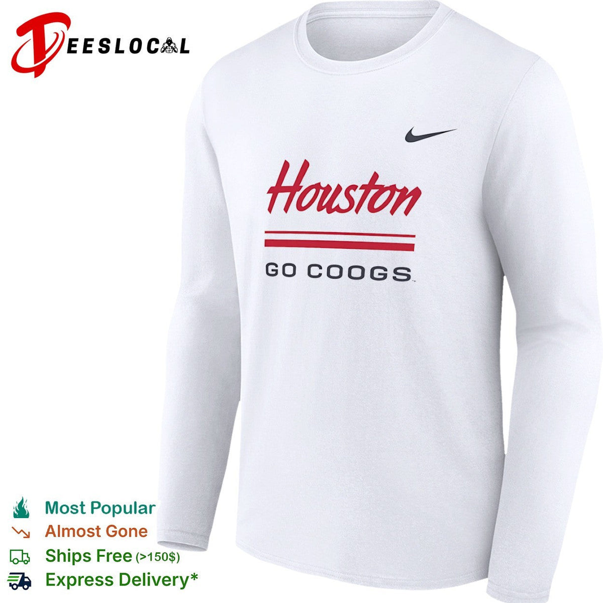 Houston Cougars go Coogs logo shirt Unisex