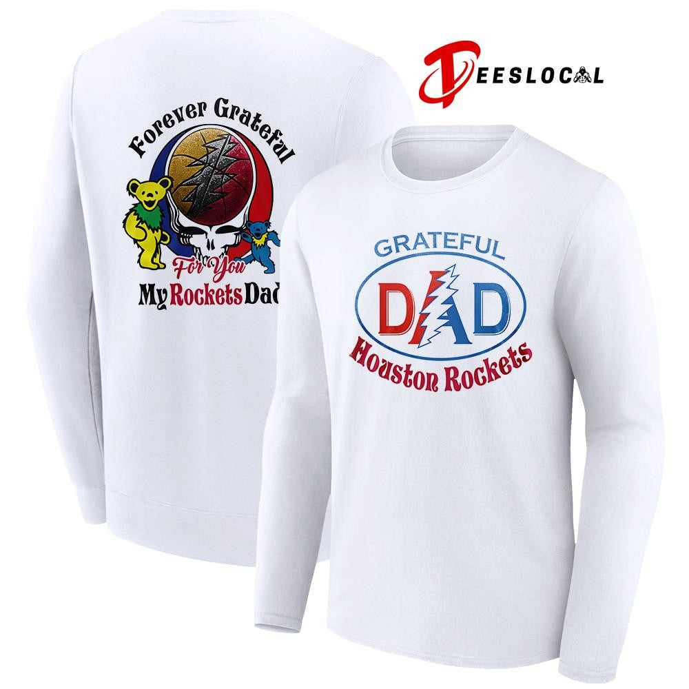 Houston Rockets x Grateful Dead Father Day forever Grateful logo shirt Unisex