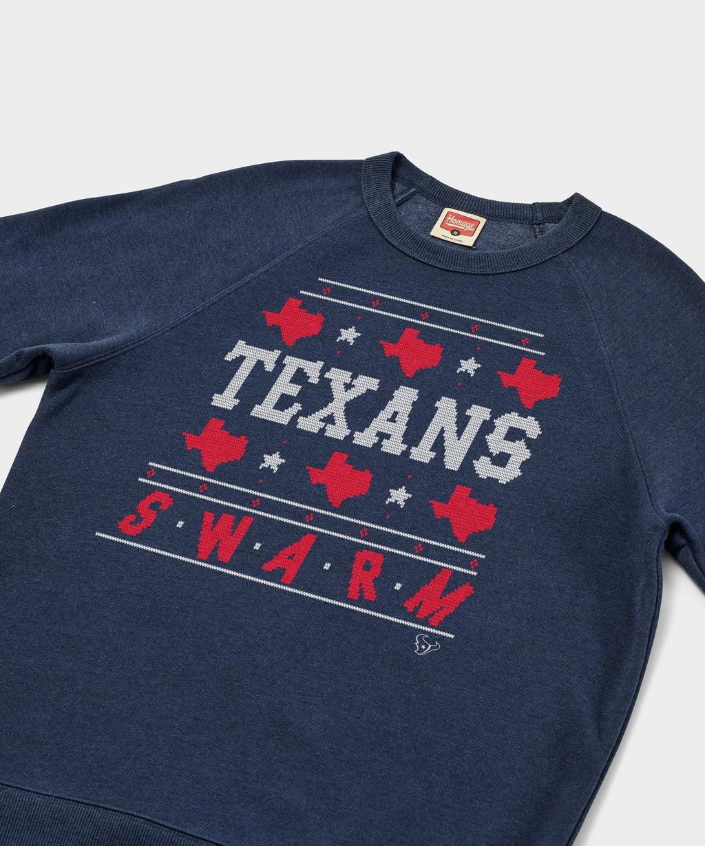 Houston Texans Holiday Crewneck Unisex