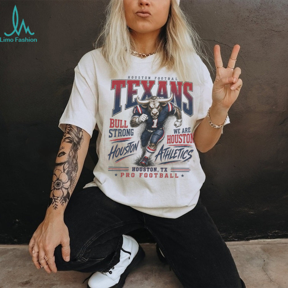 Houston Texans Mascot Bull Strong Pro Football Shirt