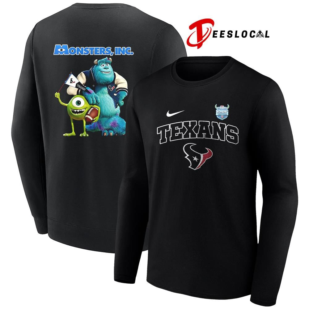 Houston Texans x Monster Inc Funday cartoon shirt Unisex
