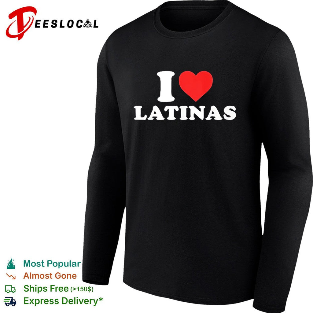 I Love Latinas Heart Minimalist shirt Unisex
