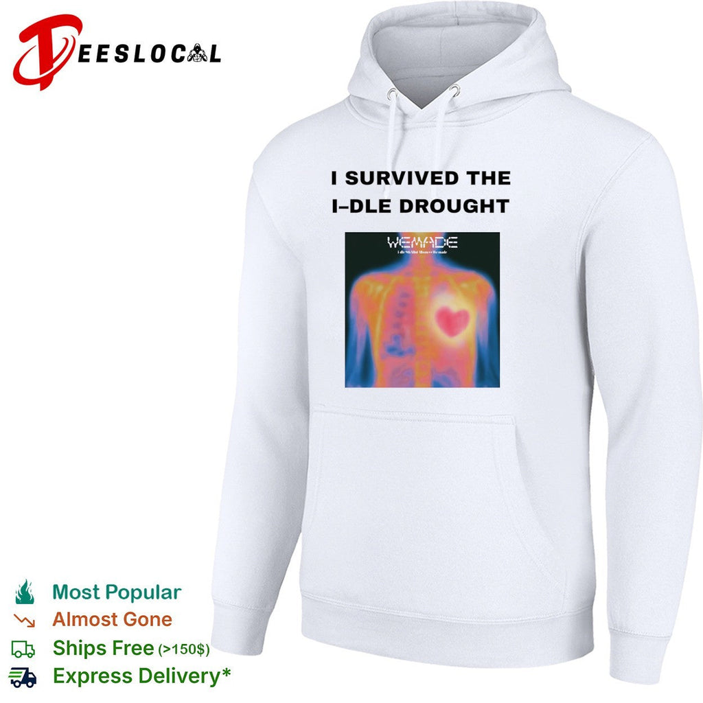I Survived the I-dle Drought We Made i-dle 9th Mini Album Heart Scan shirt Unisex