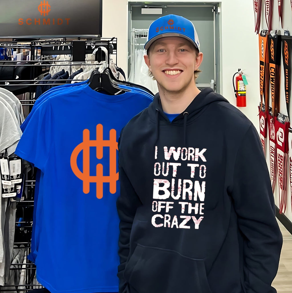 I Work Out to Burn off the Crazy fitness shirt Unisex