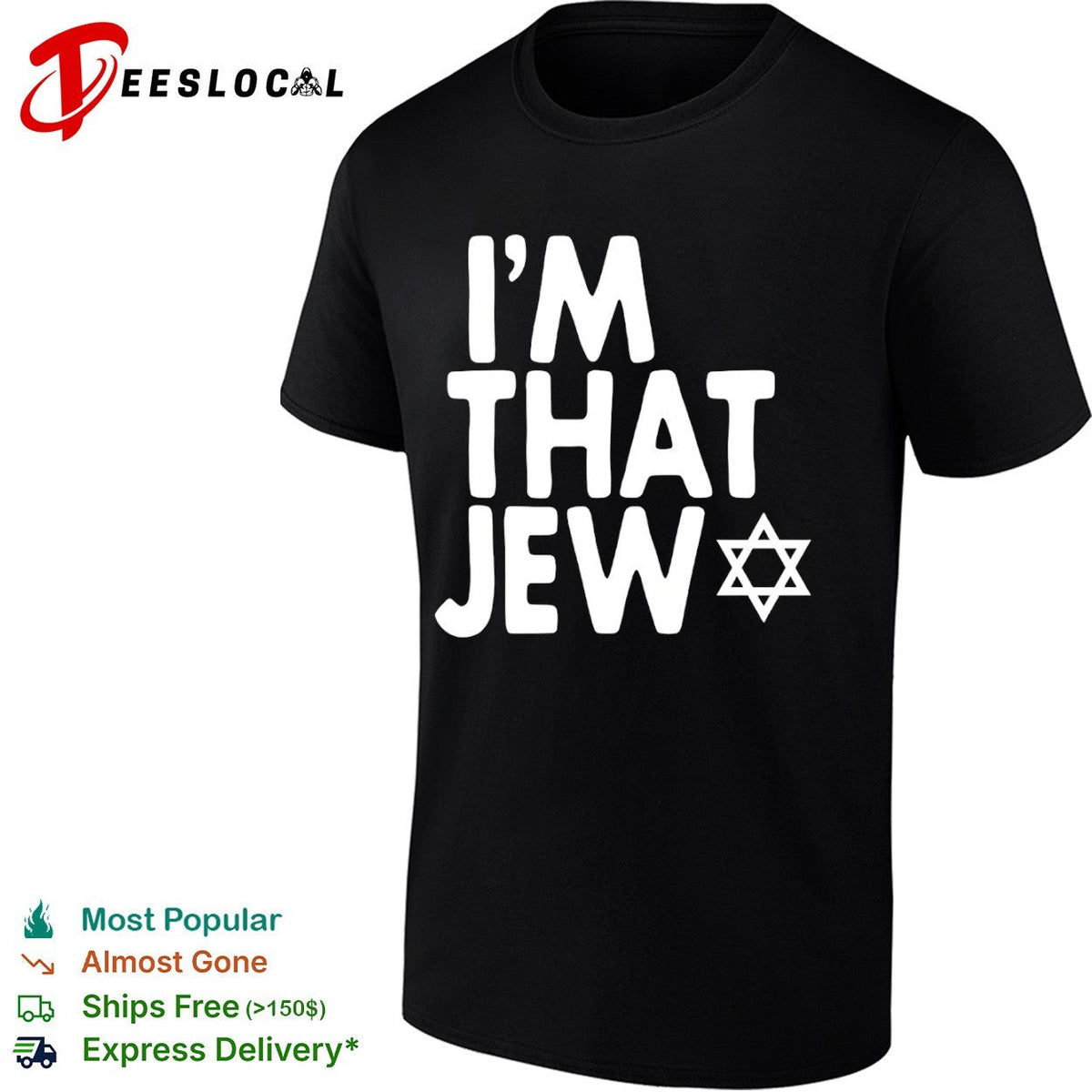 I am that Jew Star of David Jewish Heritage Pride Faith Religion Cultural shirt Unisex