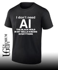 I don’t need AI the black mold in my walls knows everything shirt Unisex