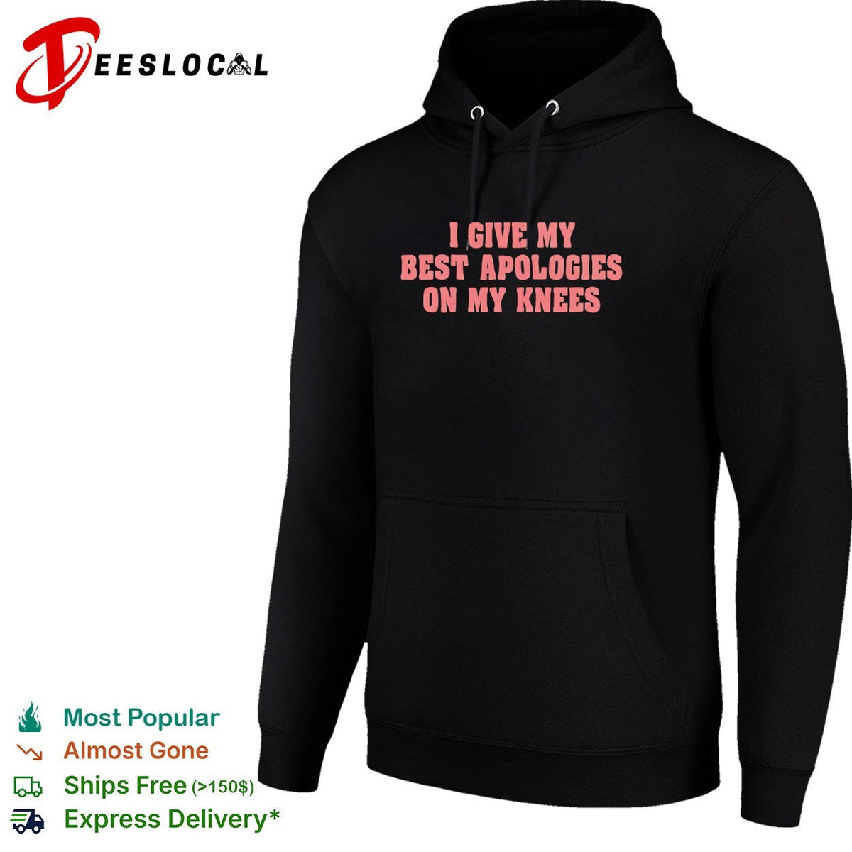 I give my best apologies on my knees shirt Unisex