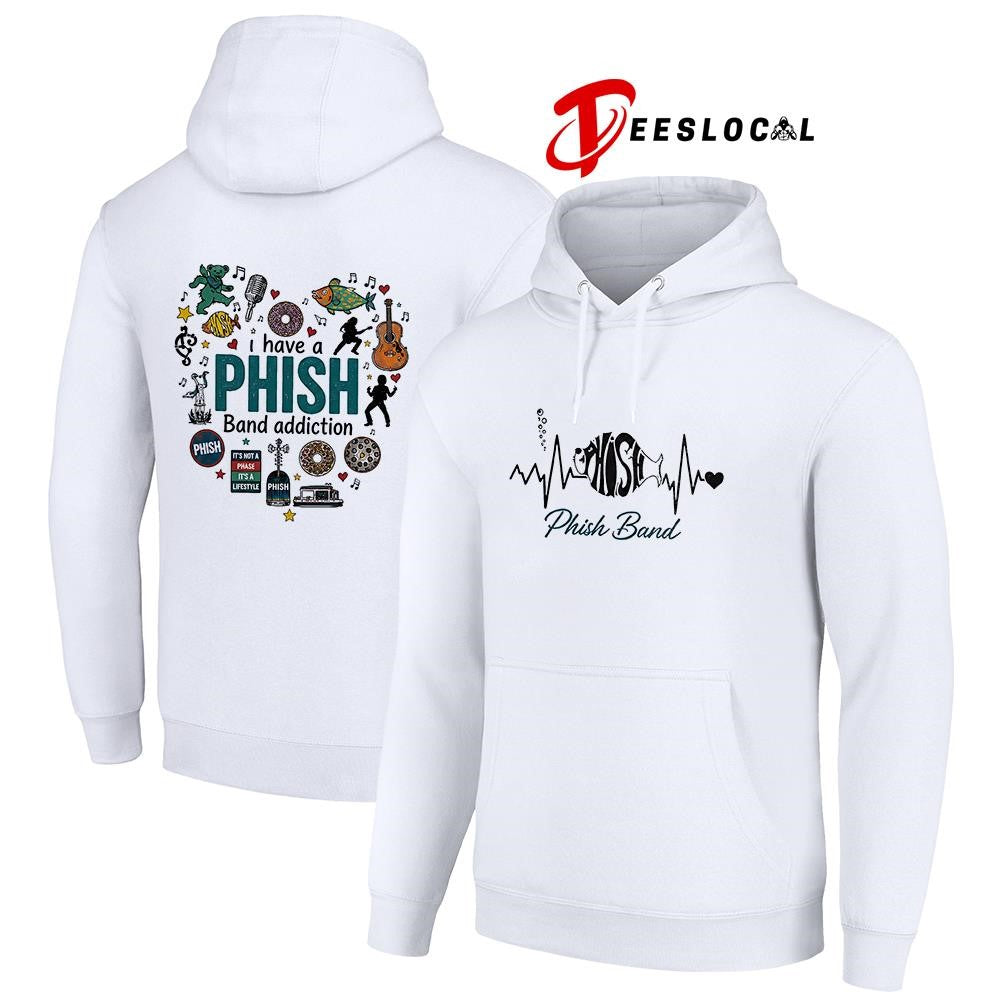 I have a Phish addiction heartbeat signs shirt Unisex