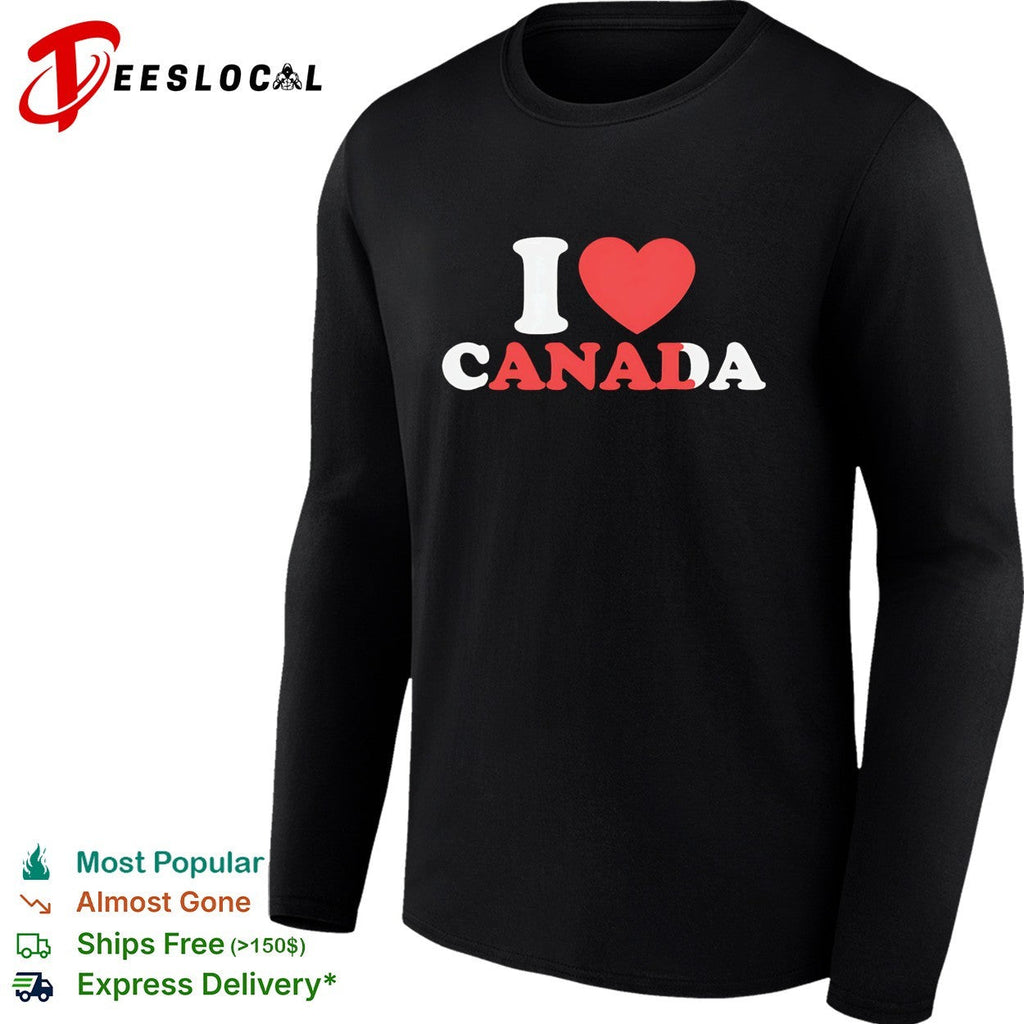 I love Canada heart shirt Unisex