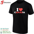I love Canada heart shirt Unisex