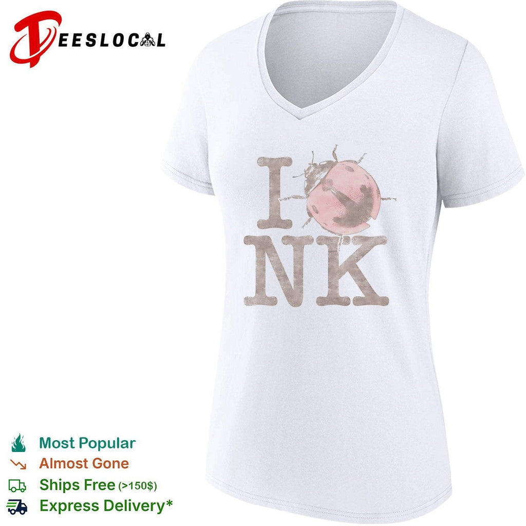I love ink ladybug insect nature entomology shirt Unisex