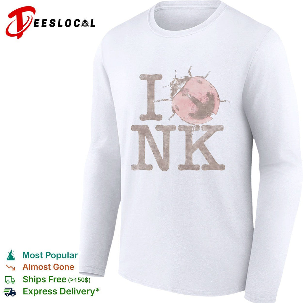 I love ink ladybug insect nature entomology shirt Unisex