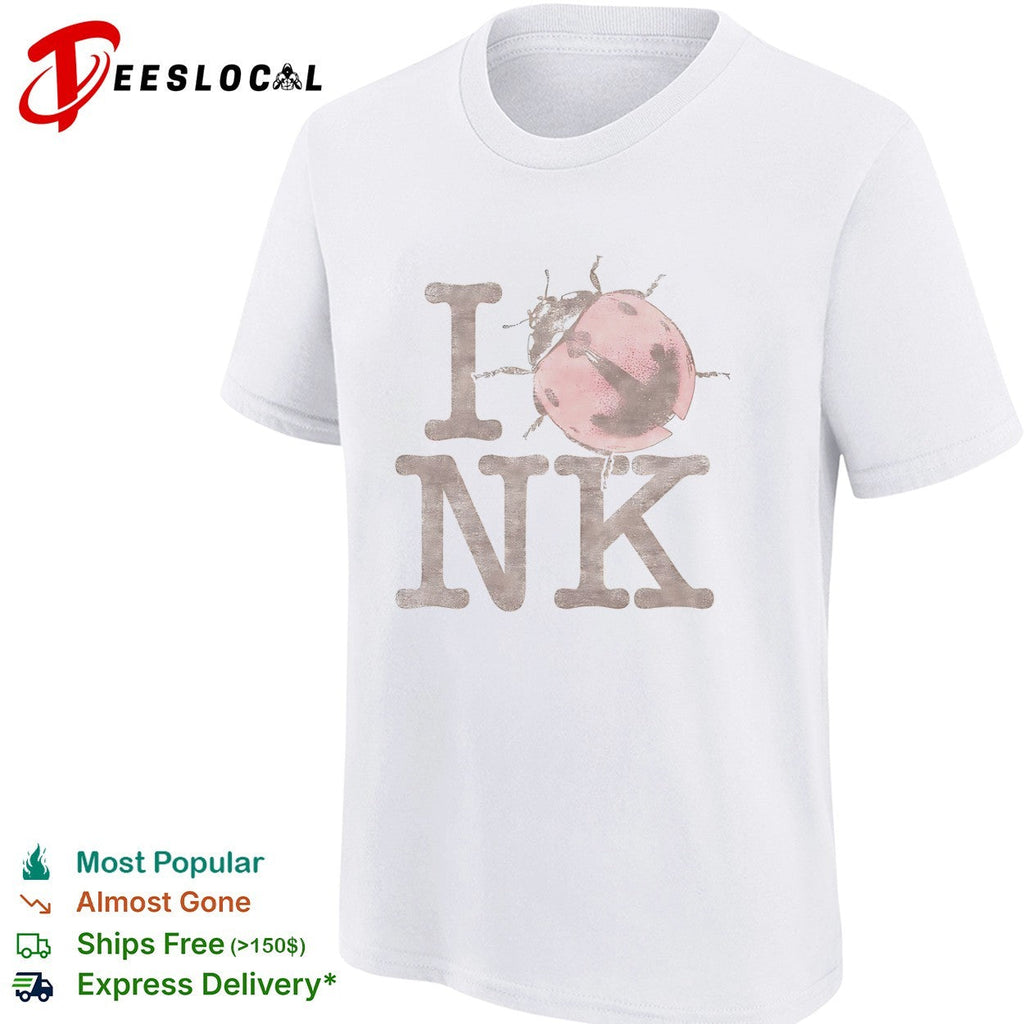 I love ink ladybug insect nature entomology shirt Unisex