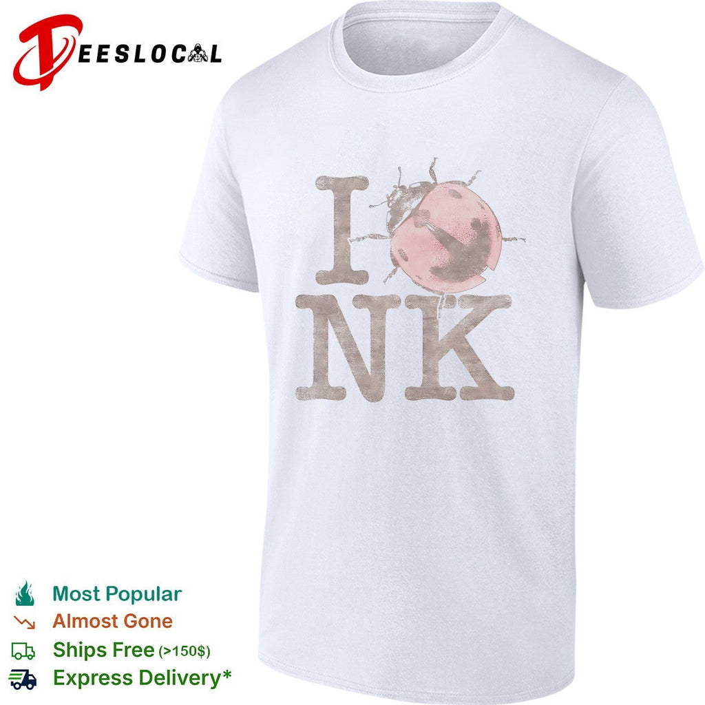 I love ink ladybug insect nature entomology shirt Unisex