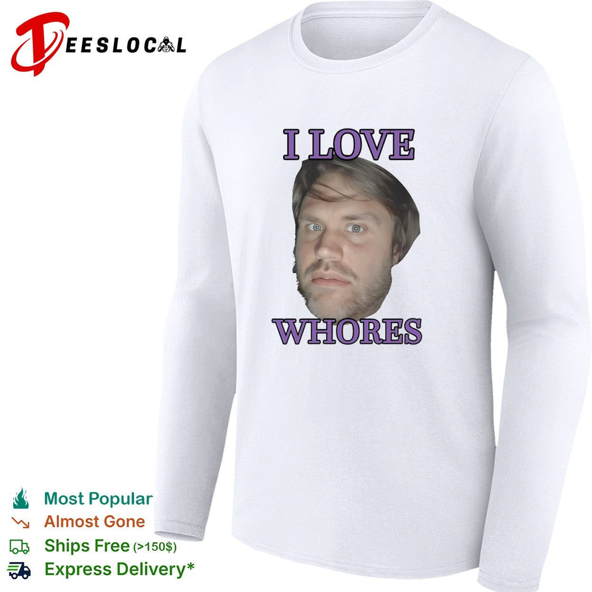 I love whores Chad Kroeger Nickelback meme shirt Unisex