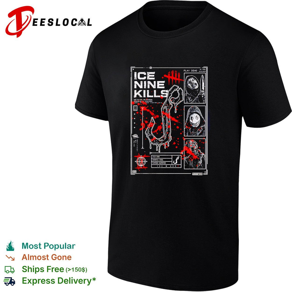 Ice Nine Kills X Dead By Daylight Play Dead Killer Profile shirt Unisex