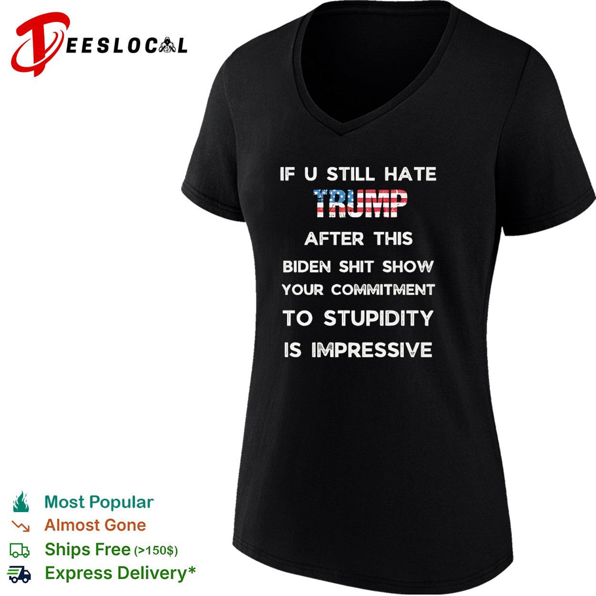 If u still hate Trump after this Biden shit show your commitment to stupidity shirt Unisex