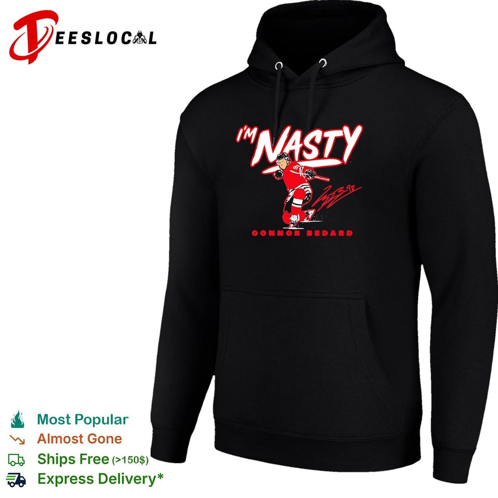 I’m Nasty Connor Bedard Chicago Blackhawks signature shirt Unisex