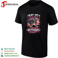 I’m not just a daddy’s little girl I’m a veteran’s daughter vintage shirt Unisex